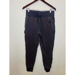 Lululemon Scuba High-Rise Jogger Fleece Pants Purple Charcoal Size 6